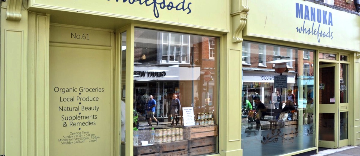 Image of Manuka wholefoods shop front